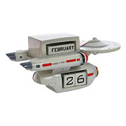 Star Trek TOS Enterprise Perpetual Calendar Statue